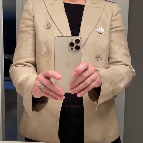 Sportmax Linen double breasted Blazer jacket - Picture 10 of 10